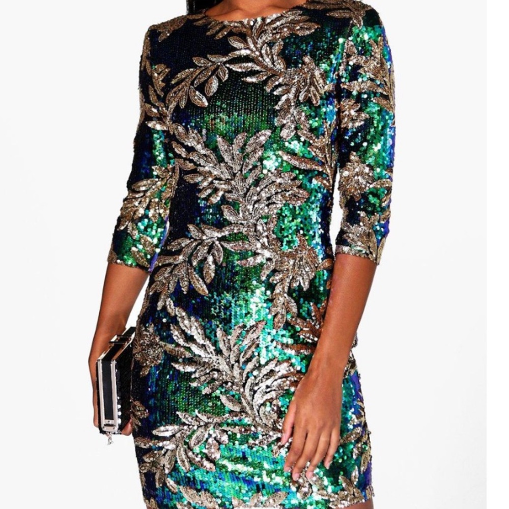 Sequin mini dress